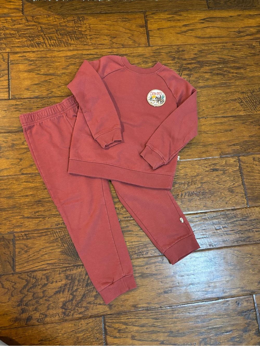 BearPaw Kids Sweatshirt and Joggers - Rust
